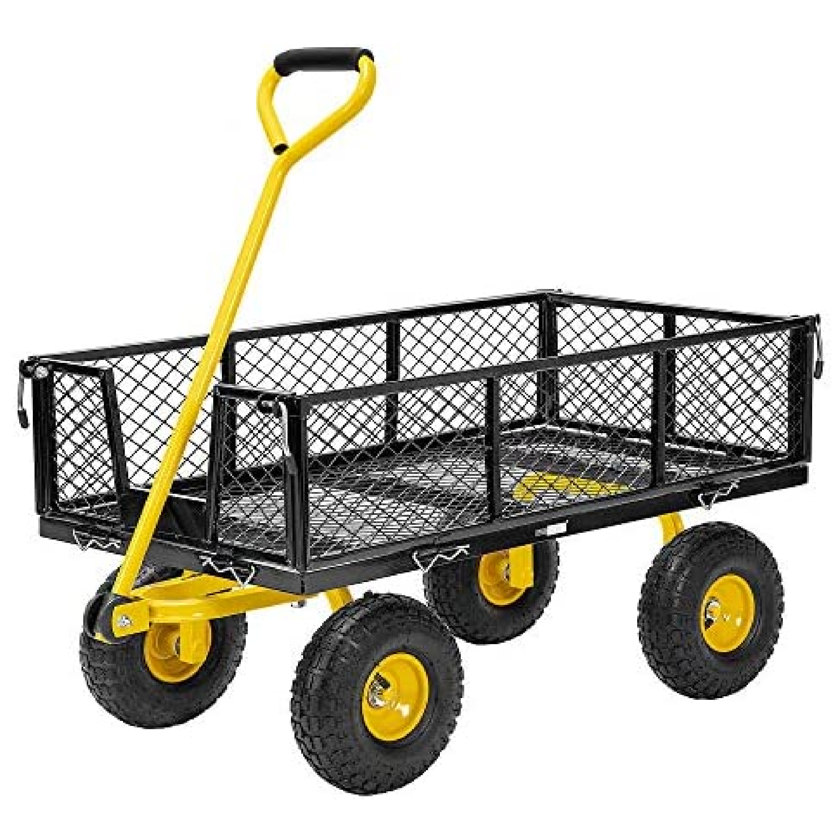 HardwareCity Garden UTILITY STEEL Cart Trolley Heavy Duty 300KG